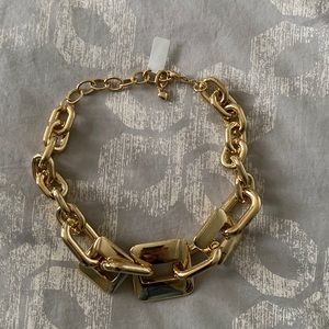 Chunky Gold-Effect Chain Necklace